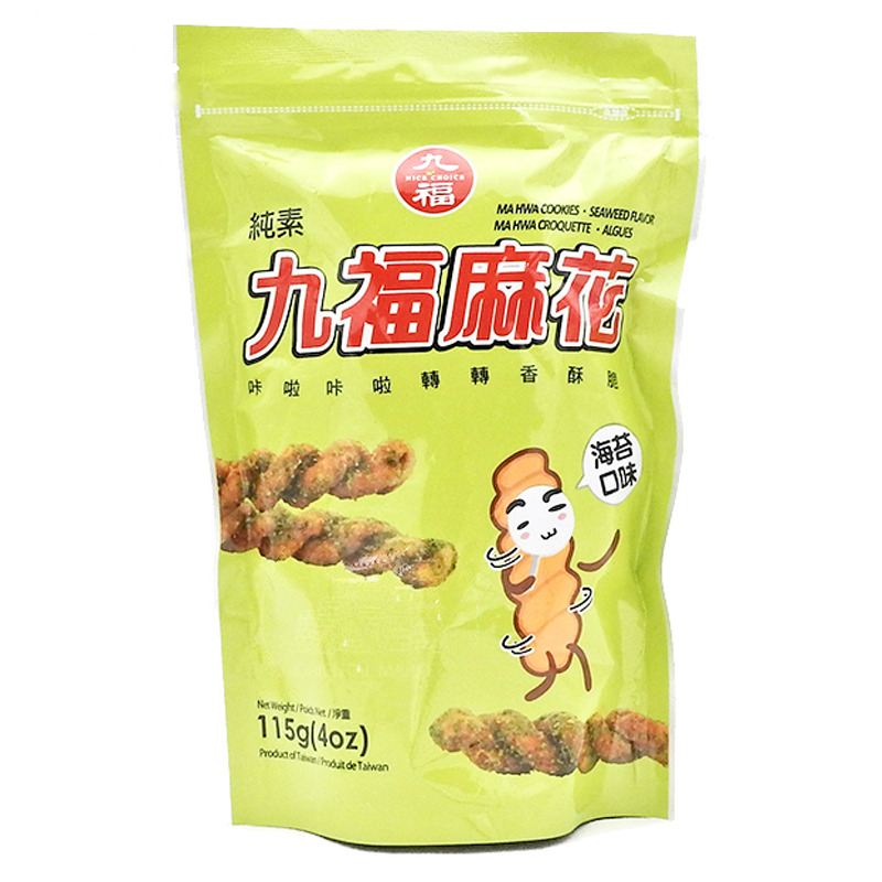 SNACK MAFA ALGA *JOFO* 九福海苔麻花 115g/12