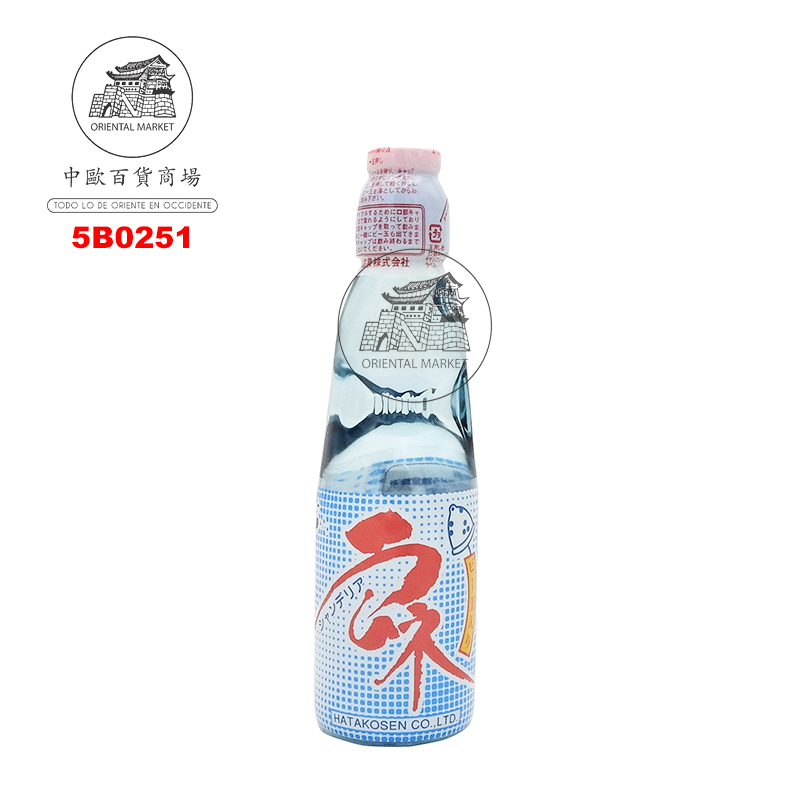 [501720/5B0251] BEBIDA GASEOSA ORIGINAL *RAMUNE* 日本原味弹珠气泡饮料 200ml/30