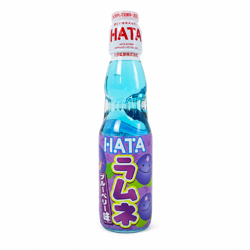 [501365/5B0252] BEBIDA GASEOSA ARANDANO *RAMUNE* 日本蓝莓弹珠气泡饮料 200ml/30