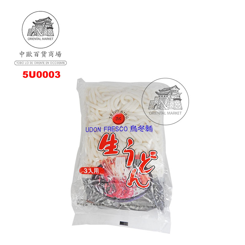 [502893/5U0003] UDON SOJA *SUSHI KING* 寿司王酱油乌冬面 700g/12