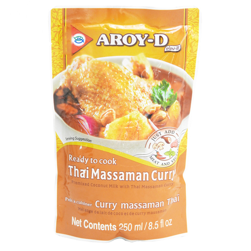 CURRY MASSAMAN THAI *AROY-D* 泰式玛莎曼咖喱汁 250ml/12