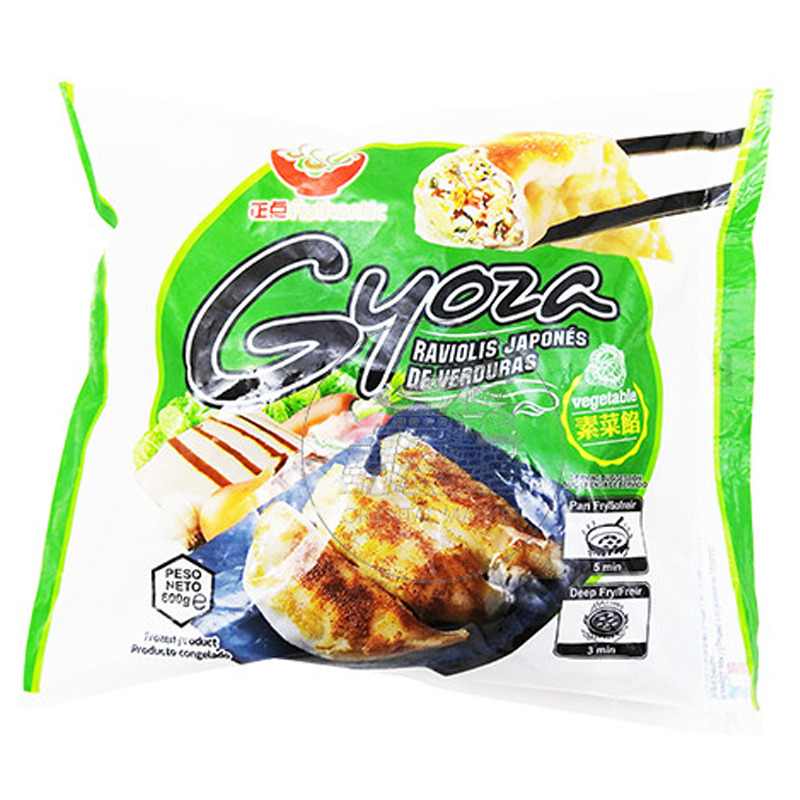 GYOZA VERDURA CONGELADA *AUTHENTIC* 正点冻素菜饺 600g/12