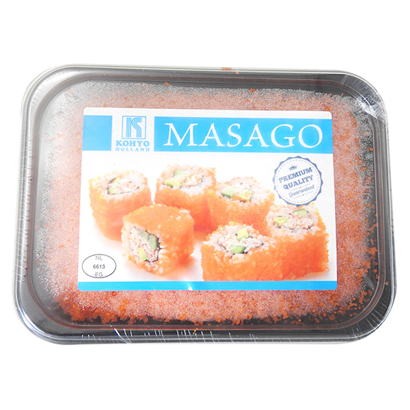 [200322/2H0051] HUEVAS MASAGO NARANJA *KOHYO* 日本橘色鱼蛋 400g/12 H-09