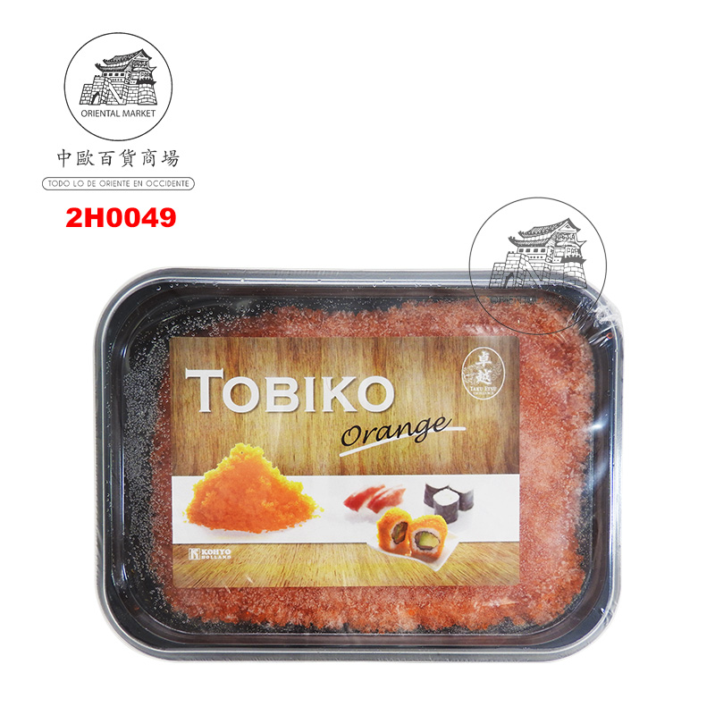 HUEVAS TOBIKO NARANJA *KOHYO* 日本橘色飞鱼蛋 500g/12 NL-85