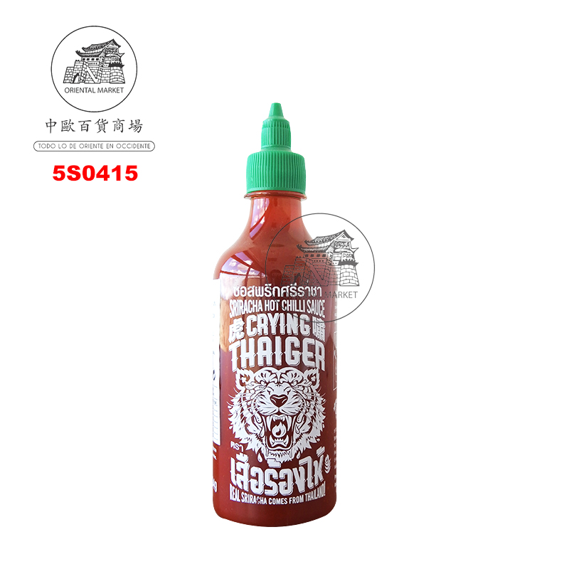 [502627/5S0415] SALSA SRIRACHA *CRYING THAIGER* 虎啸是拉差酱 440ml/12