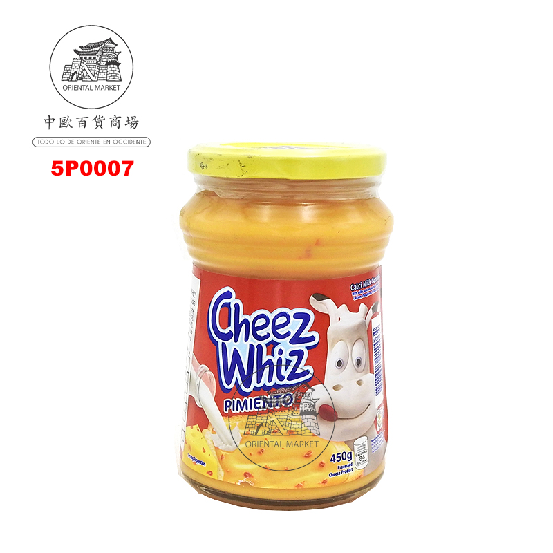 [502335/5P0007] PASTA QUESO CON PIMIENTO CHIZ WHIZ  青椒乳酪 450g/12