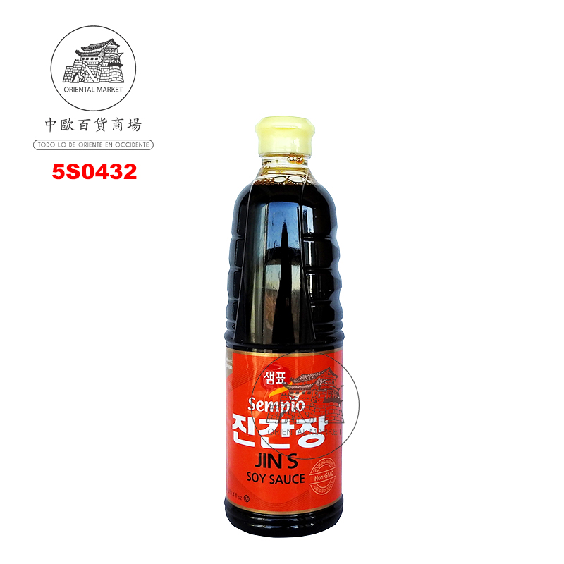 [502598/5S0432] SALSA SOJA JIN S *SEMPIO* 韩国特级酱油 860ml/12