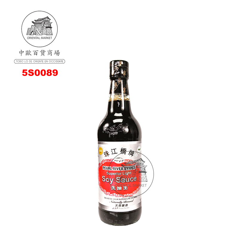SALSA SOJA CLARA *PRB* 珠江桥牌生抽酱油 500ml/12