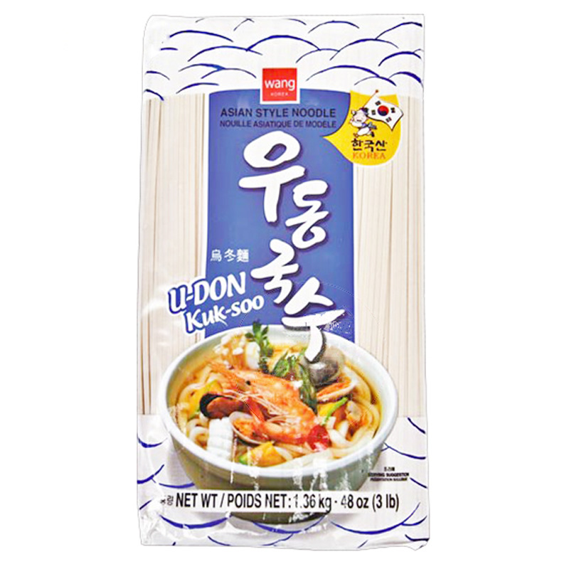 [502069/5T0283] FIDEOS UDON *WANG* 韩国WANG乌冬面干 1,36kg/12