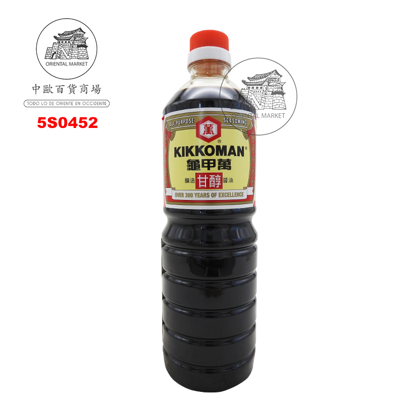 [502601/5S0452] SALSA SOJA *KIKKOMAN* 龟甲万字酱油 1L/12
