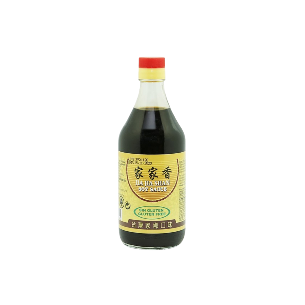 [502619/5S0384] SALSA SOJA SIN GLUTEN *JIAJIASHAN* 家家香无麸质酱油 500ml/12