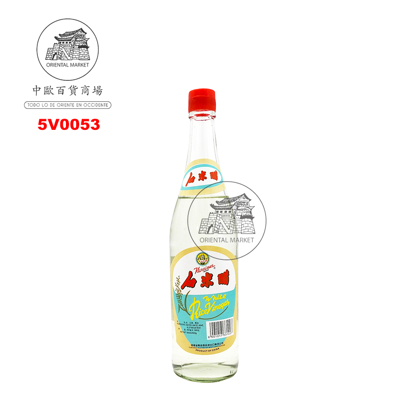 [501023/5V0053] VINAGRE DE VINO BLANCO Y ARROZ *NARCISSUS* 水仙花牌白米醋 600ML/12