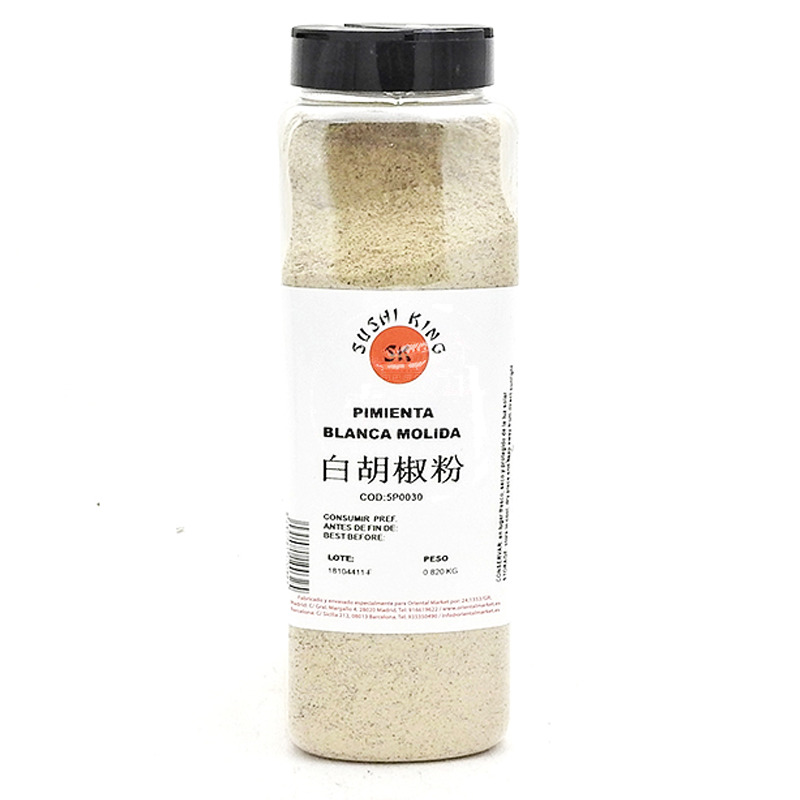 PIMIENTA BLANCA *SUSHI KING* 寿司王白胡椒粉 820g/12