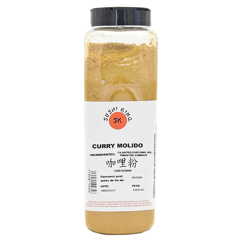 CURRY POLVO *SUSHI KING* 寿司王咖喱粉 800g/12