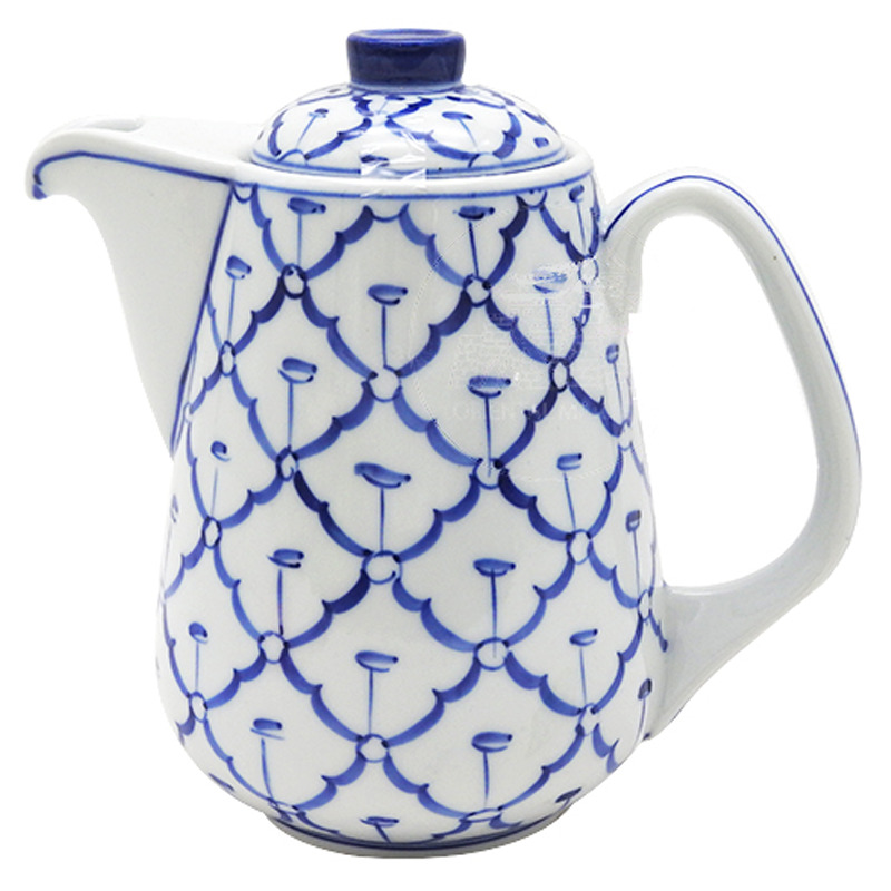 [900910/PA0730] CAFETERA(AZUL/GRANDE)(8x18cm) 泰蓝瓷大咖啡壶 /14