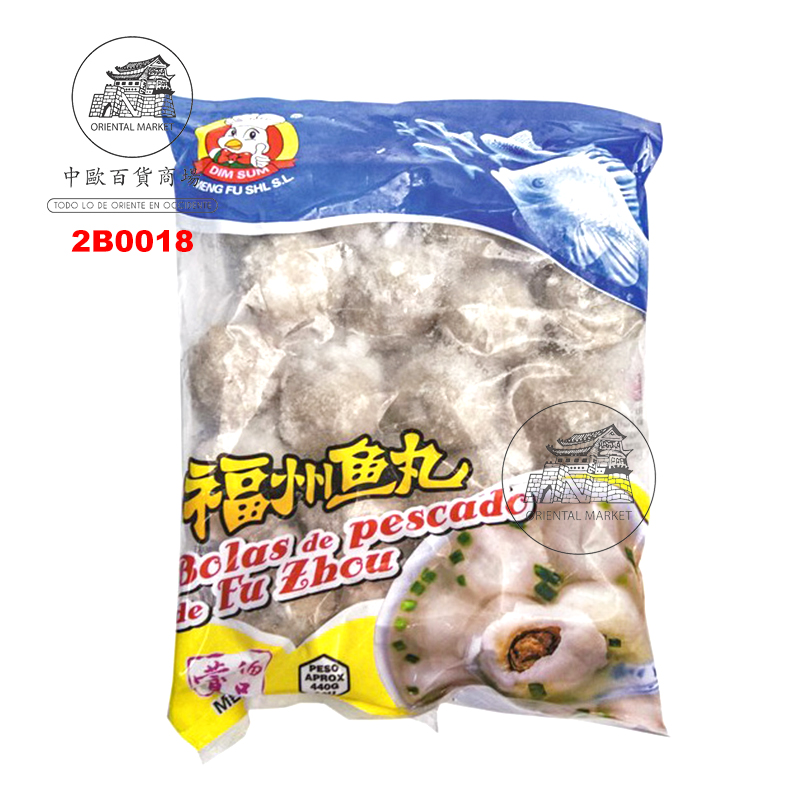 [200456/2B0018] ALBONDIGA PESCADO FUZHOU CONGELADA *MENGFU* 蒙福冻福州鱼丸 440g/14