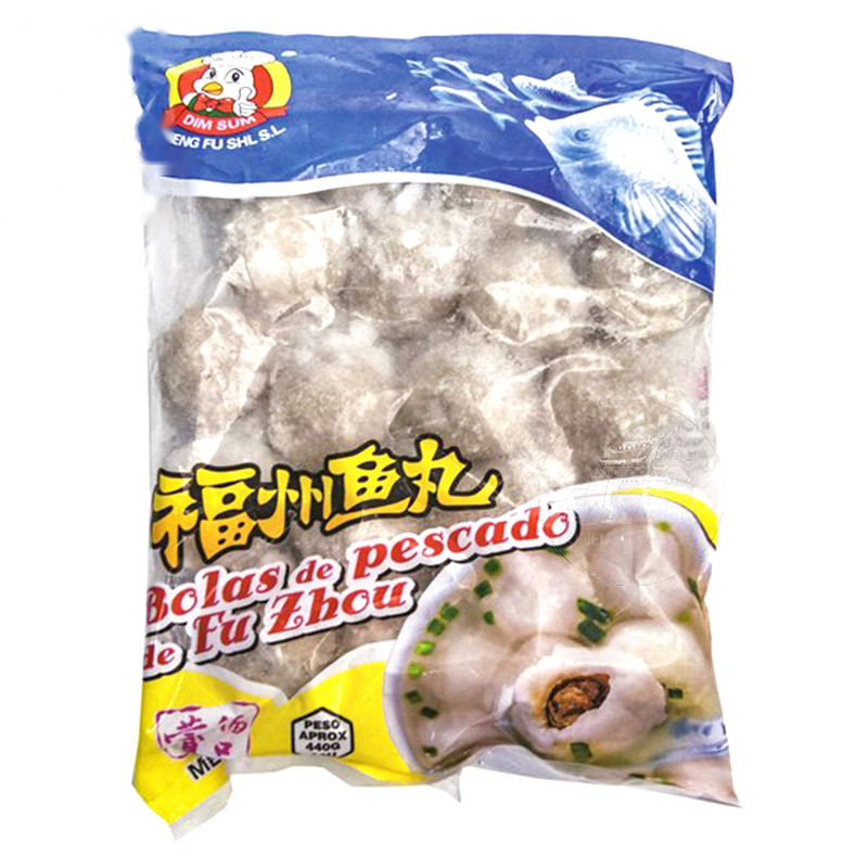 ALBONDIGA PESCADO FUZHOU CONGELADA *MENGFU* 蒙福冻福州鱼丸 440g/14