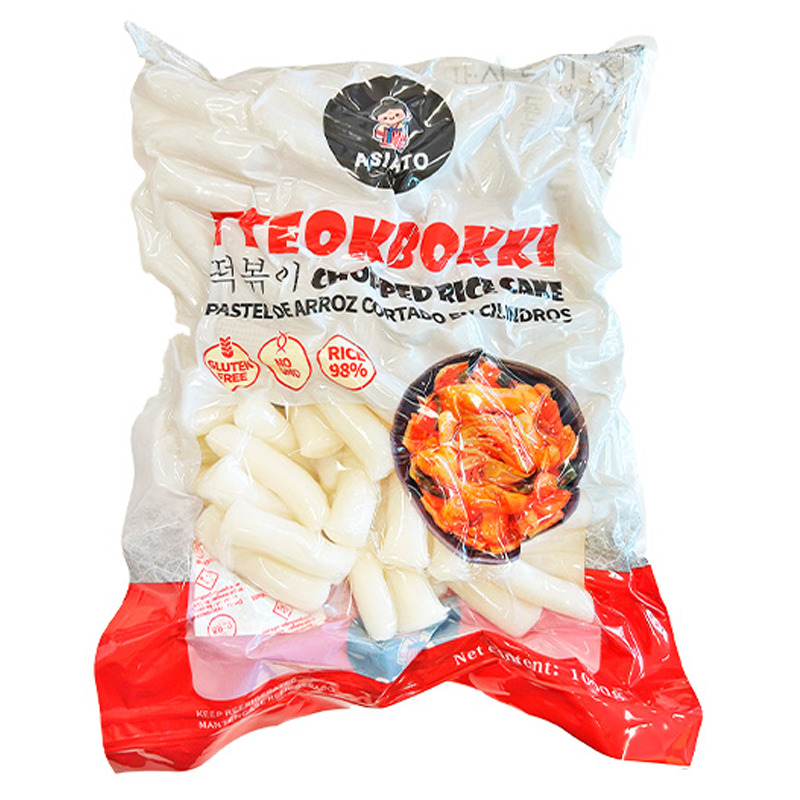 [200638/2P0206] PASTA ARROZ TIRA COREA FRESCA *ASIATO* 冷藏韩式年糕条 1kg/15