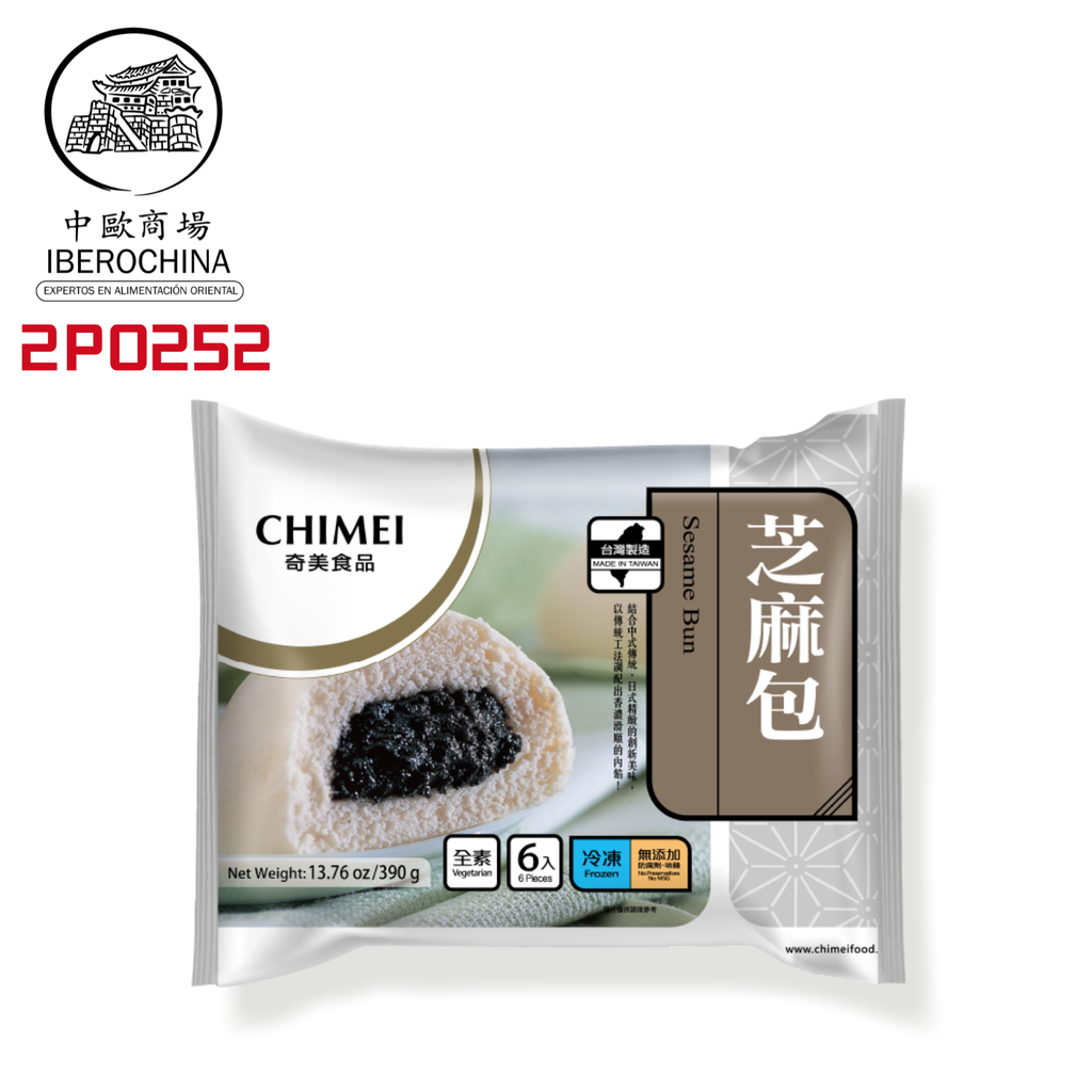 BOLLO SESAMO CONGELADO *CHIMEI* 奇美冻芝麻包 390g/6u/15