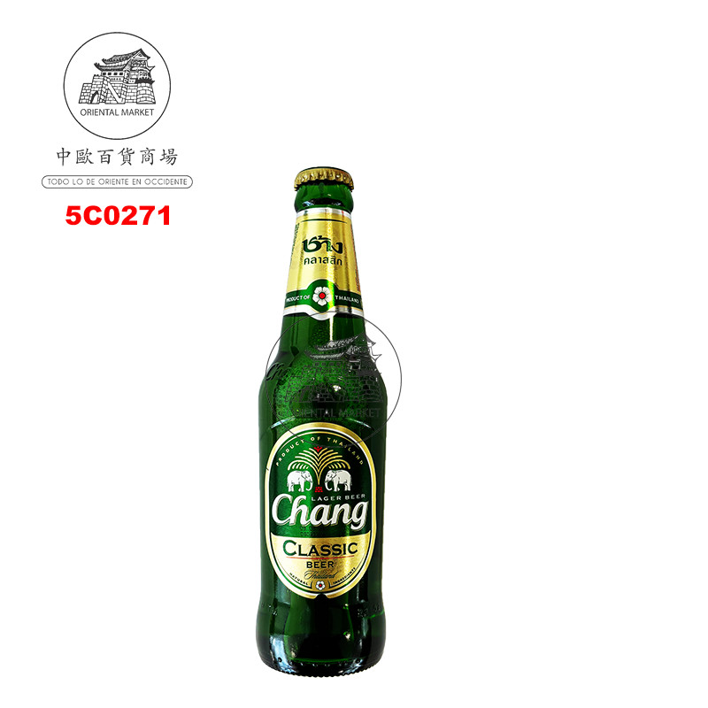 [501855/5C0271] CERVEZA (5%) TAILANDIA *CHANG* 泰象泰国啤酒 320ml/24