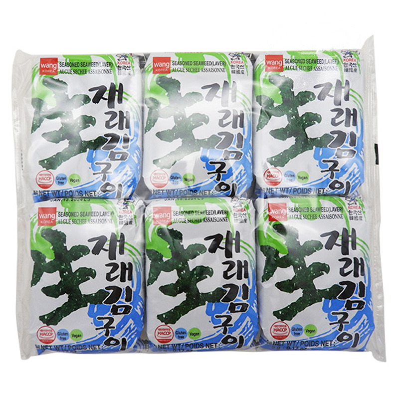 SNACK ALGA ORIGINAL *WANG* 韩国WANG原味海苔 5g/6u/16