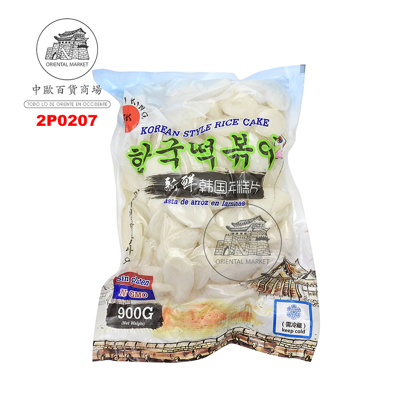 [200639/2P0207] PASTA ARROZ COREA FRESCA *SUSHI KING* 寿司王冷藏韩式年糕片 900g/16