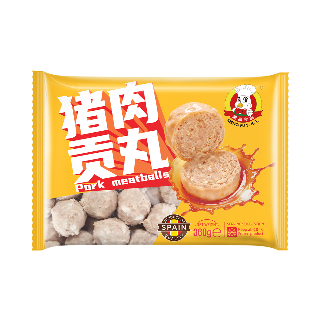 [200457/2B0019] ALBONDIGA CERDO CONGELADA *MENGFU* 蒙福冻猪肉贡丸 360g/16
