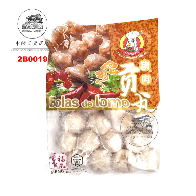 ALBONDIGA CERDO CONGELADA *MENGFU* 蒙福冻猪肉贡丸 360g/16
