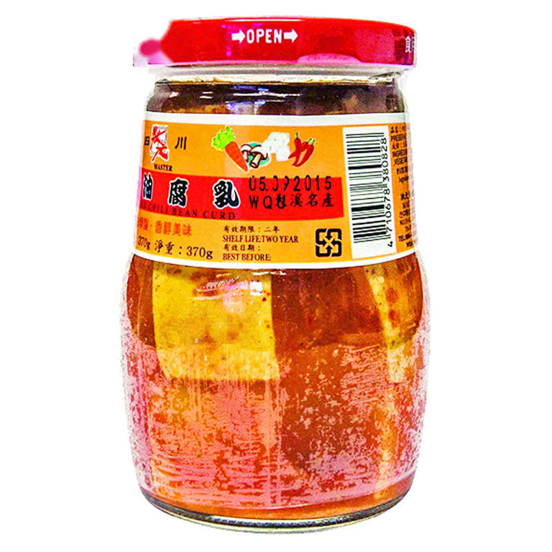 [502881/5C0273] TOFU SESAMO PICANTE *MASTER* 状元麻油辣腐乳 370g/24