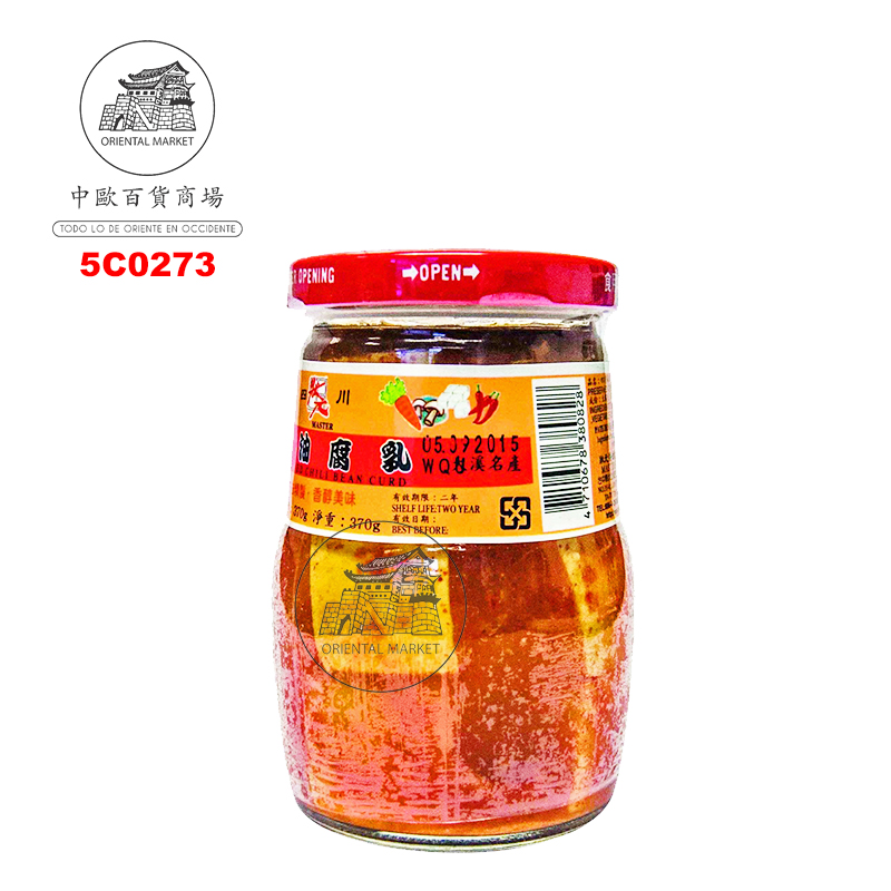 TOFU SESAMO PICANTE *MASTER* 状元麻油辣腐乳 370g/24