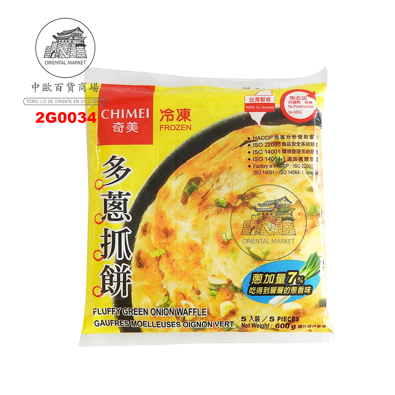 GOFRE CON CEBOLLETA *CHIMEI* 奇美多葱抓饼 120g/18