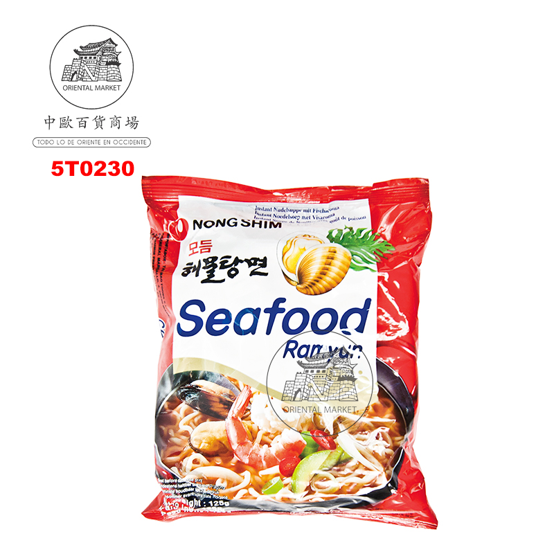 FIDEOS DE SEAFOOD RAMYUN *NONGSHIM* 农心海鲜汤面 125g/20