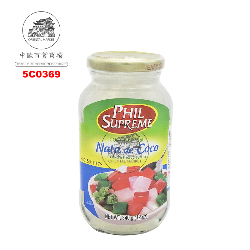 NATA DE COCO *PHIL SUPREME* 菲式椰果 340g/24