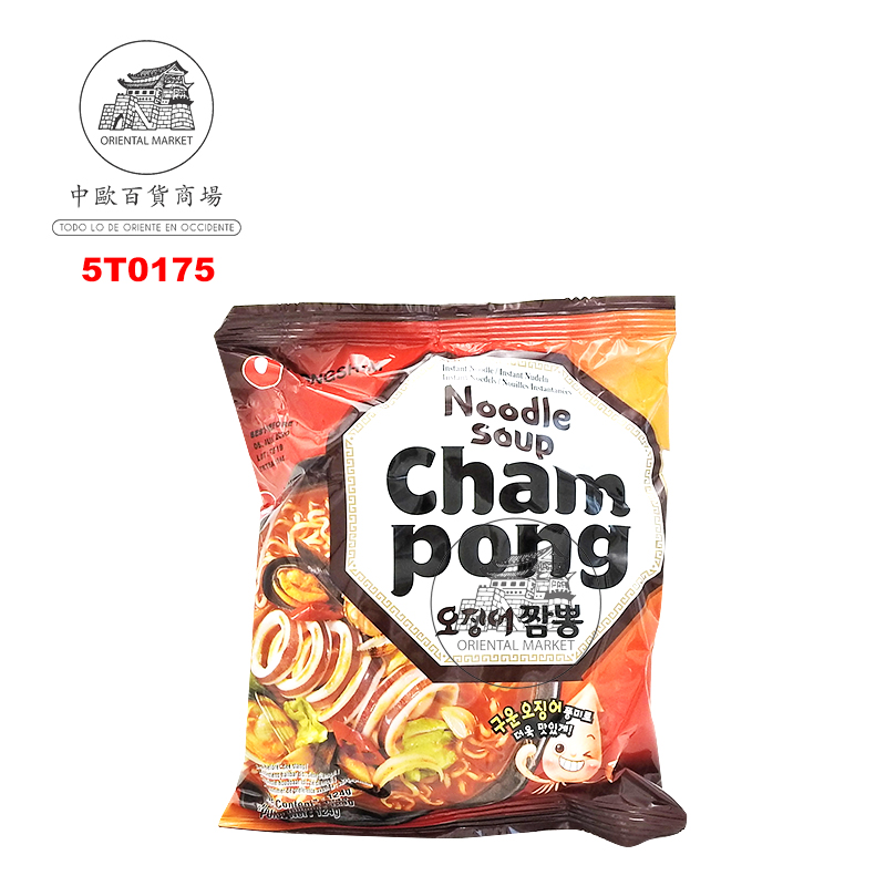 FIDEOS CHAMPONG *NONGSHIM* 农心鱿鱼炒码王面 124g/20
