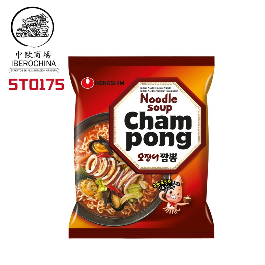 NOODLE CHAMPONG *NONGSHIM* 农心鱿鱼面 124g/20