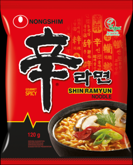 FIDEOS DE SHIN RAMYUN *NONGSHIM* 农心辣辛拉面 120g/20