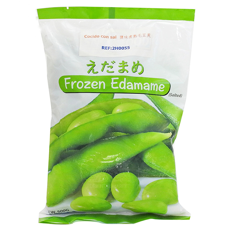 [200562/2H0055] HABA SOJA EDAMAME SALADA CONGELADA *SUSHI KING* 寿司王冻盐味毛豆夹 500g/20