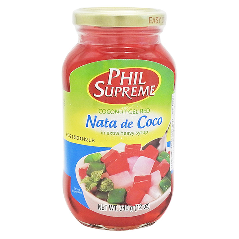 [501201/5C0371] NATA DE COCO ROJA *PHIL SUPREME* 菲式红椰果 340g/24