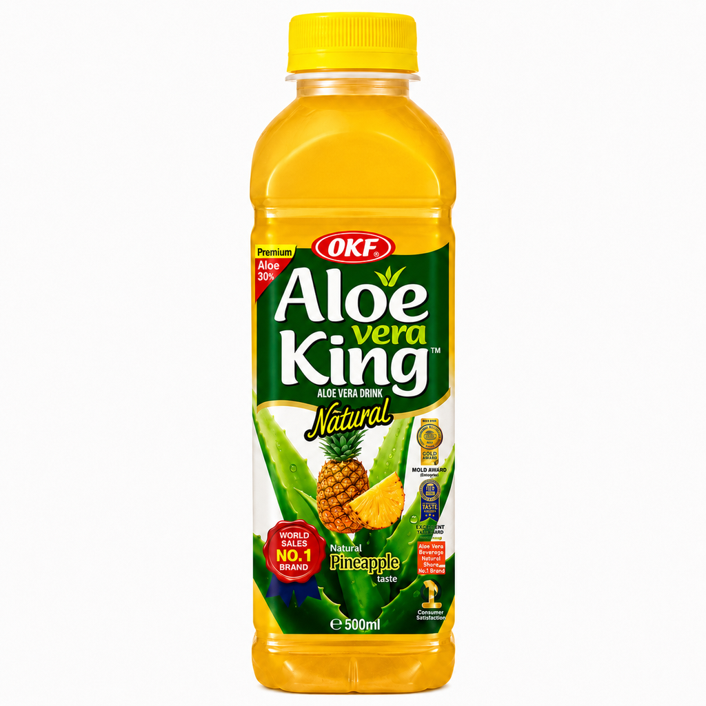 [501685/5B0169] BEBIDA ALOE VERA PIÑA *OKF * 韩国菠萝芦荟饮料 500ml/20