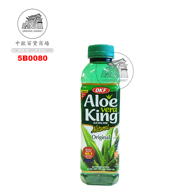 [501684/5B0080] BEBIDA ALOE VERA ORIGINAL *OKF* 韩国芦荟饮料 500ml/20