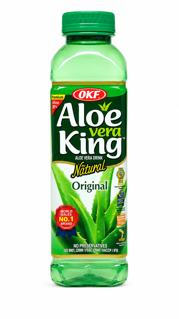 BEBIDA ALOE VERA ORIGINAL *OKF* 韩国芦荟饮料 500ml/20