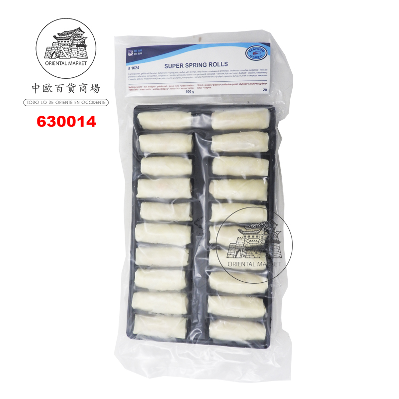 ROLLO RELLENO GAMBAS  虾春卷 500g/20