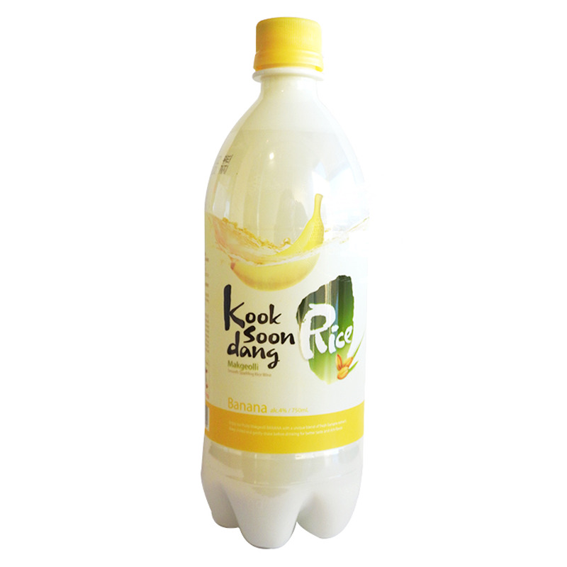 VINO ARROZ MAKGEOLLI PLATANO(4%) *KSD* 韩国米酒香蕉味 750ml/20