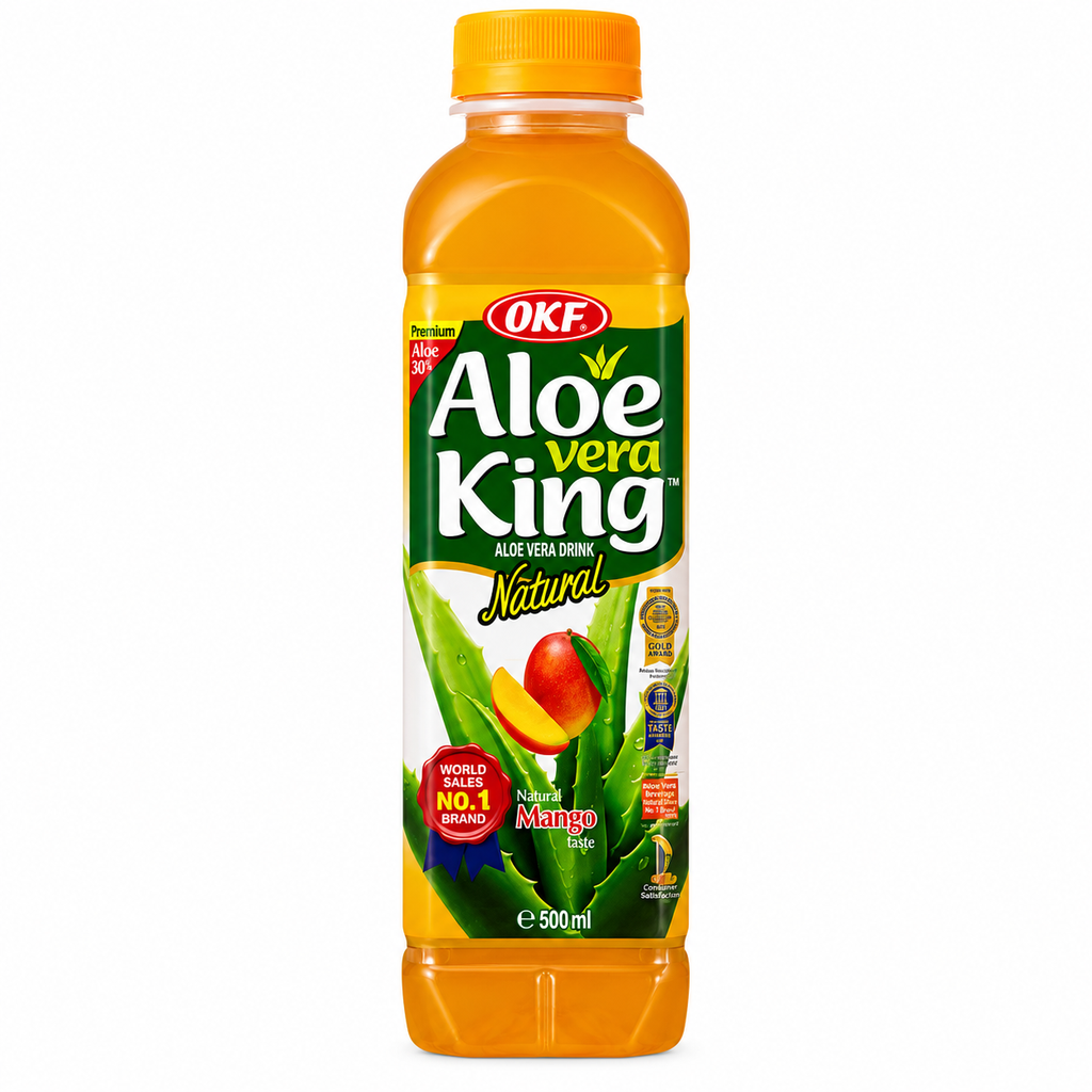 [501680/5B0152] BEBIDA ALOE VERA MANGO *OKF* 韩国芒果芦荟饮料 500ml/20