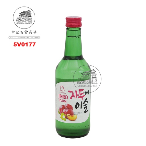 [5V0177] SOJU (13%) CIRUELA *JINRO* 真露梅子味烧酒 350ml/20