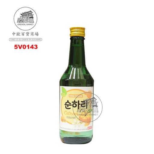 [5V0143] SOJU CITRON (12%) *LOTTE* 韩国烧酒柚子味 350ml/20