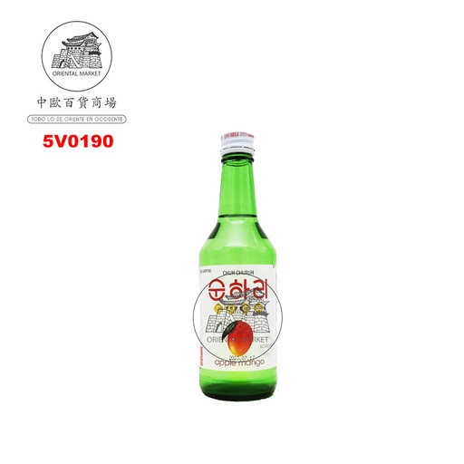 [5V0190] SOJU MANGO MANZANA (12%) *LOTTE* 韩国烧酒苹果芒果味 350ml/20
