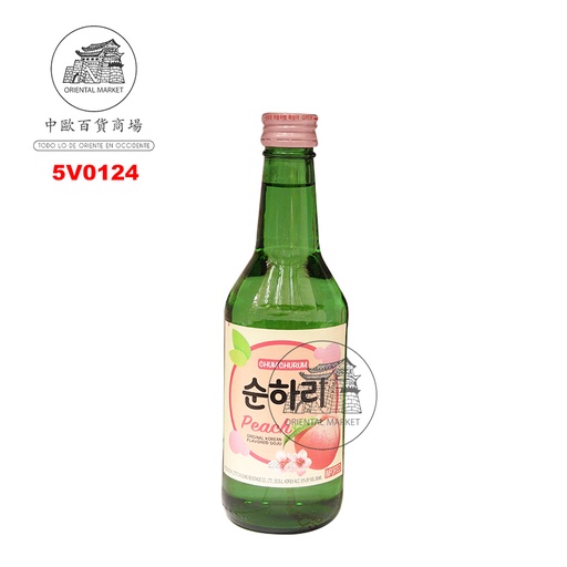 [5V0124] SOJU (12%) MELOCOTON *LOTTE* 乐天桃子味烧酒 350ml/20