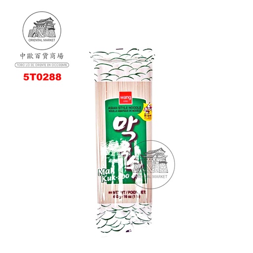 [5T0288] TALLARIN MAK KUKSOO *WANG* 韩国WANG素面干 453g/24