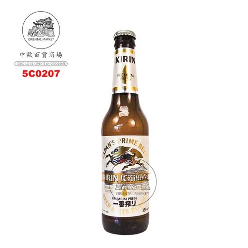 [5C0207] CERVEZA JAPONESA (5%) *KIRIN ICHIBAN*  日本麒麟啤酒 330ml/24